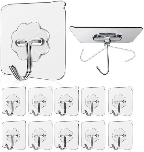 Flower Wall Hook Sticker - Pack Of 20